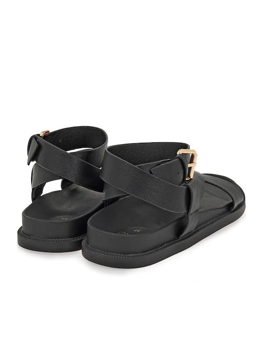 Flatforms Damen Schwarz