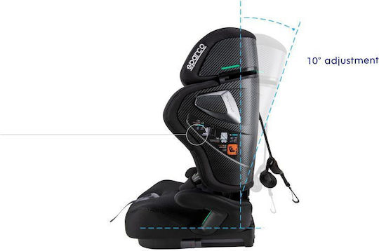Sparco SK8000I Car Seat i-Size with ISOfix Black 0-36 kg