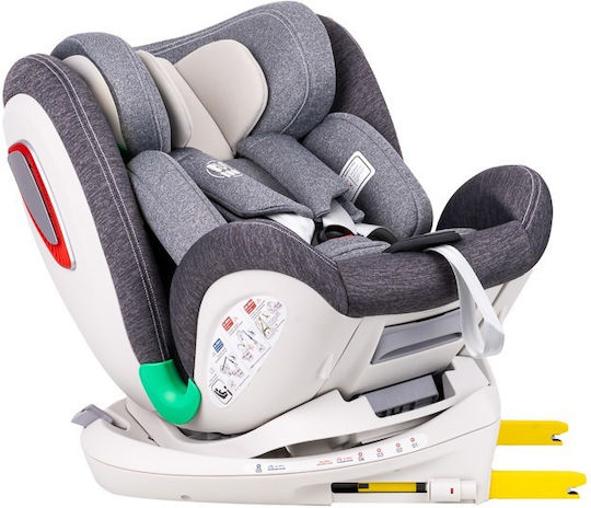 Buf Boof Platinum Deluxe Car Seat i-Size with Isofix Gray 0-36 kg