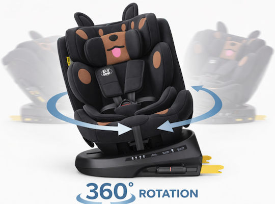 Buf Boof B-Joy Deluxe Столче За Кола i-Размер С Isofix Черно 0-36 кг