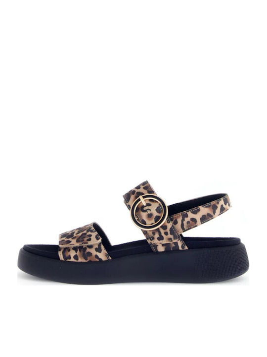 Leather Women's Anatomic Black Sandals