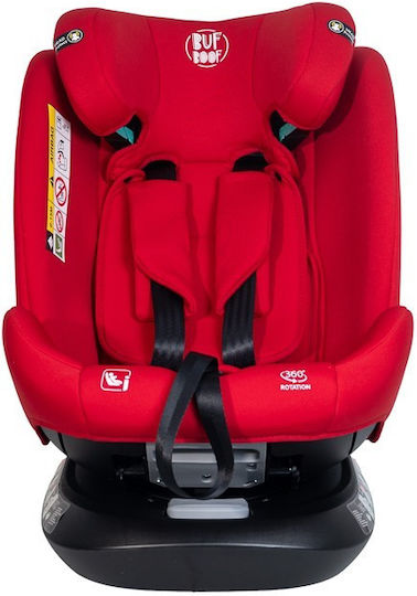 Buf Boof Saphir Deluxe Scaun Auto i-Size cu Isofix Roșu 0-36 kg