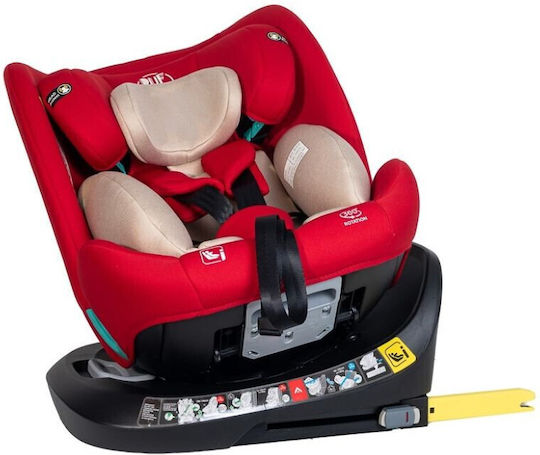 Buf Boof Saphir Deluxe Scaun Auto i-Size cu Isofix Roșu 0-36 kg