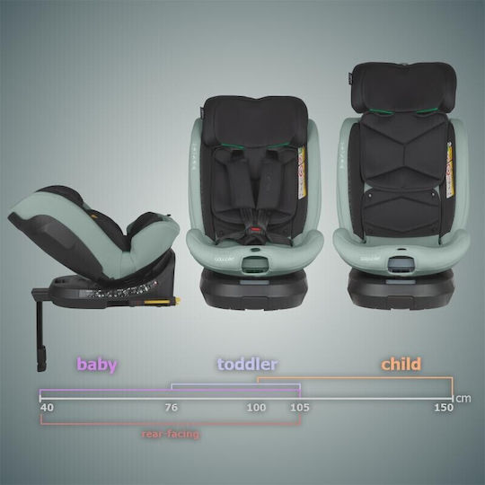Coccolle Ario Καθισματάκι Αυτοκινήτου i-Size με Isofix Forest Sage