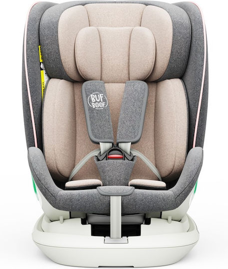Buf Boof Platinum Deluxe Baby-Autositz i-Size mit ISOfix Rosa 0-36 kg