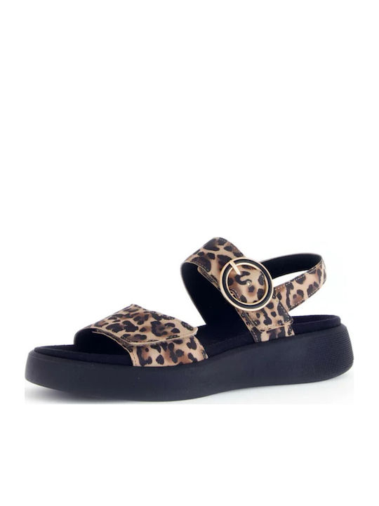 Leather Women's Anatomic Black Sandals