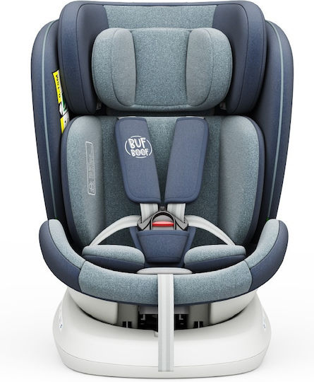 Buf Boof TWT Plus Deluxe Детско Столче за Кола High-back Booster i-Размер с Isofix Blue 0-36 кг