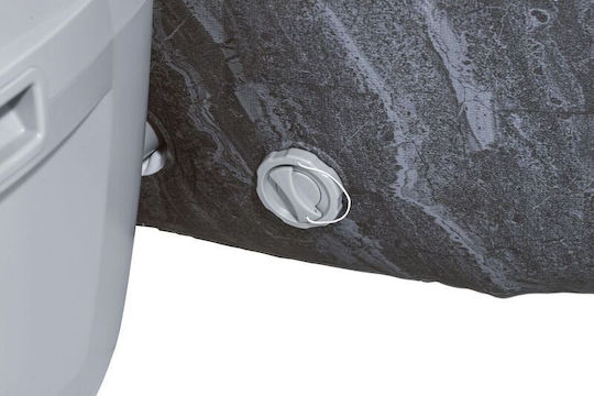 Bestway Στρογγυλή Πισίνα Φουσκωτή με Υδρομασάζ 180x66εκ.