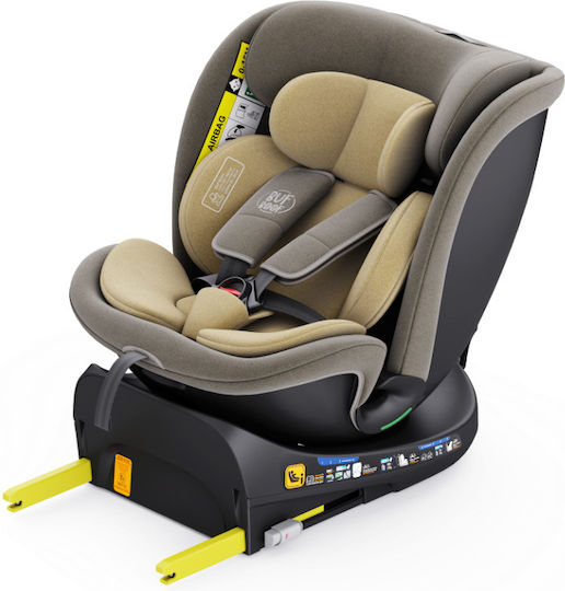 Buf Boof B-Joy Deluxe Autositz i-Size mit Isofix Light Brown 0-36 kg