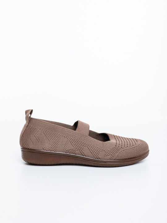 Pantofi Balerini Pentru Femei Kaki