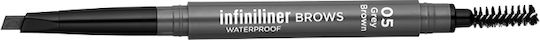 Mon Reve Infiniliner Gel Brow Pencil Αδιάβροχο Μολύβι για Φρύδια 05 Grey Brown