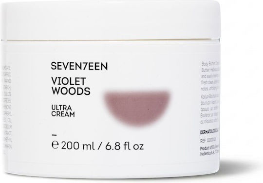 Seventeen Ultra Violet Woods Moisturizing Body Cream with Shea Butter 200ml