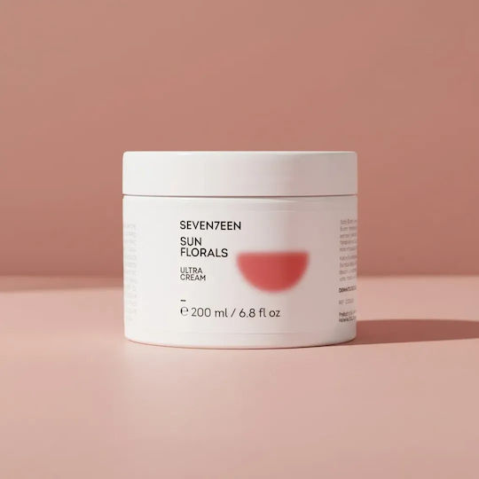 Seventeen Ultra Cream Sun Florals Moisturizing Body Cream with Shea Butter 200ml