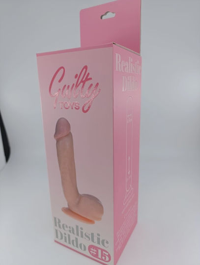 Dildo Realistic Cu Ventuză Flesh
