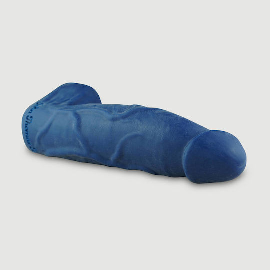 Μεγάλο Ρεαλιστικό Dildo Σιλικόνης Φλέβες Uterus Grinder Platinum Silicone Large Realistic Dildo Veins 25,4 Cm Μπλε