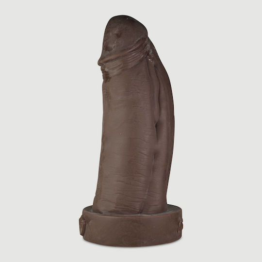 Τεράστιο & Παχύ Ομοίωμα Πέους Σιλικόνης Jabba Hut Platinum Silicone X-large Fat Dildo 35,5 Cm Καφέ
