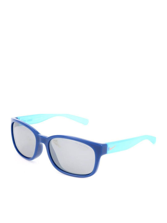 Nike Spirit Kinder-Sonnenbrillen mit Polarisiert Spiegel Blau