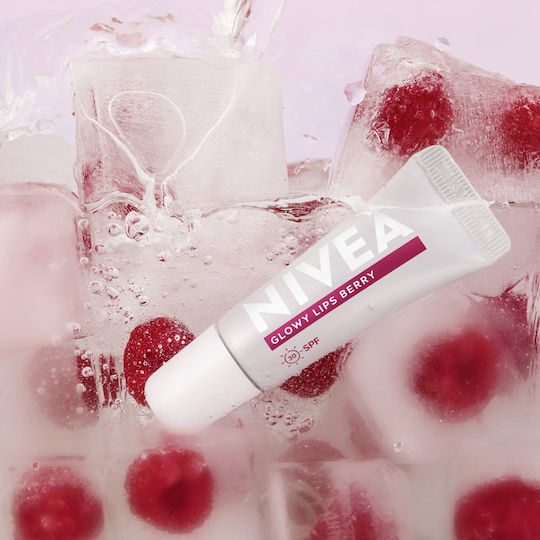 Nivea Glowy Lips Lippen Balsam SPF30 Berry 10ml