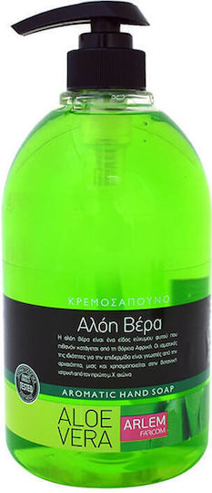 Farcom Arlem Aloe Vera Aromatic Hand Soap με Αλόη Βέρα & Καρύδα 1000ml
