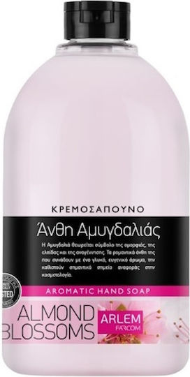 Farcom Arlem Almond Blossoms Ανταλλακτικό Κρεμοσάπουνο Αμύγδαλο 1000ml