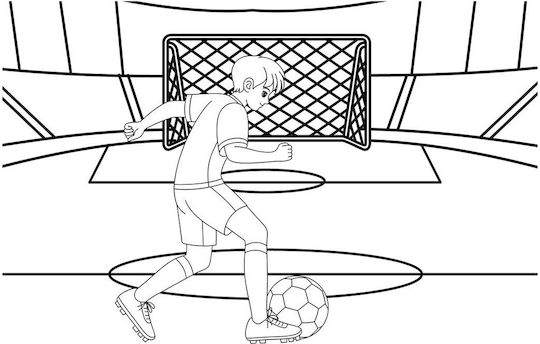 Drawing Pads 23x33cm 40 Sheets PAOK Stickers 2 Designs