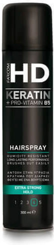 Farcom HD Keratin & Pro-vitamina B5 Lac pentru Fixare Foarte Puternică 300ml
