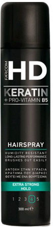 Farcom HD Keratin & Pro-vitamina B5 Lac pentru Fixare Foarte Puternică 300ml