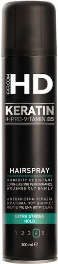 Farcom HD Keratin & Pro-vitamina B5 Lac Extra Puternic Pentru Fixare Foarte Puternică 200ml
