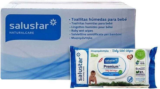 Salustar Baby Zero Șervețele Umede pentru Bebeluși 64buc