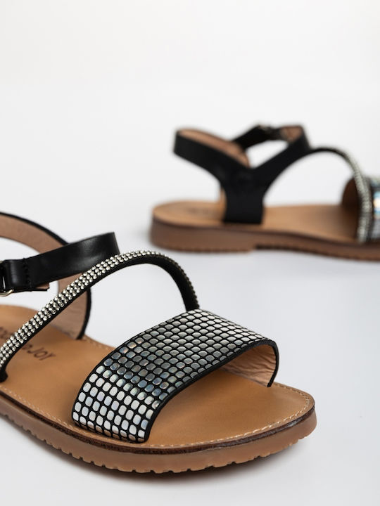Sandale Tip Pantof Negre