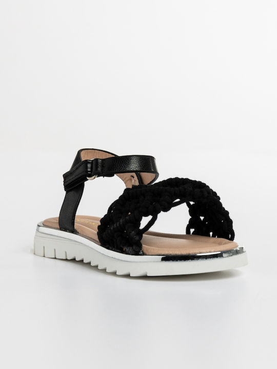Sandale Tip Pantof Negre