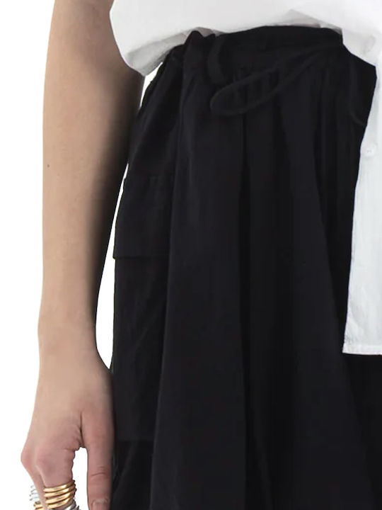 Women's High Waist Skorts Black