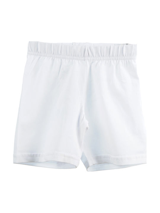 Pantaloni Scurți/Bermude Tesatura Albă