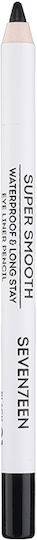 Seventeen Supersmooth Waterproof Eyeliner Soft Eye Pencil 01 Black Velvet
