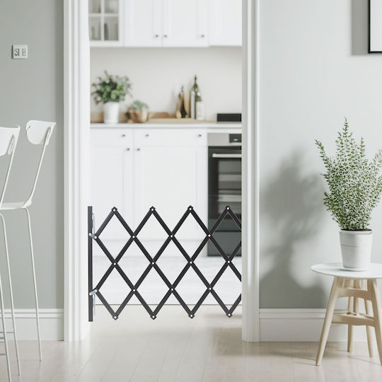 Relaxdays Divider De Verandă Pentru Câine Negru 96 X 15 Cm