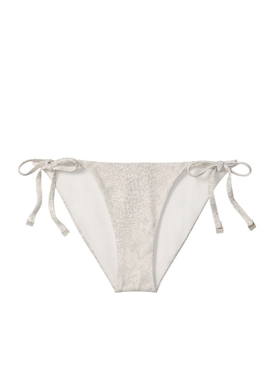 Slip Bikini Inferioare Cu Dantelă Bej