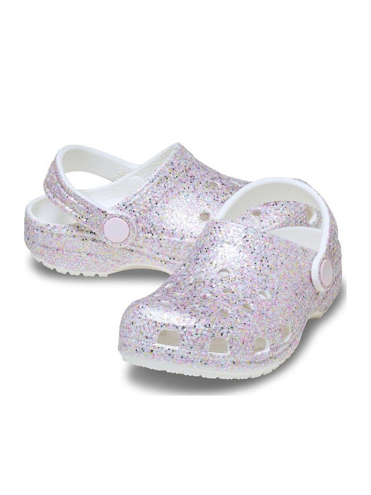 Glitter Kids Anatomic Beach Clogs Purple