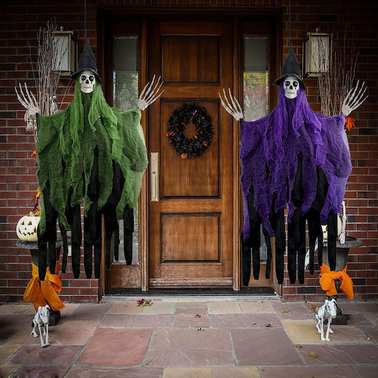 Halloween Decoration Hanging Ghost Skeleton Door 2 Pcs