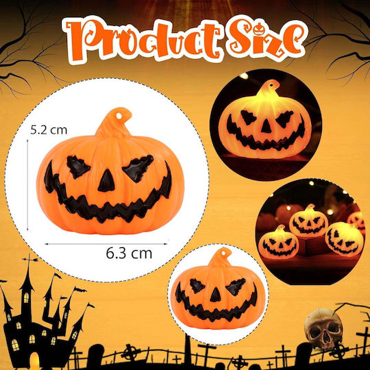 LED Dekorative Lichter Halloween Kürbis Thema Gruselige Dekoration 3 Stücke