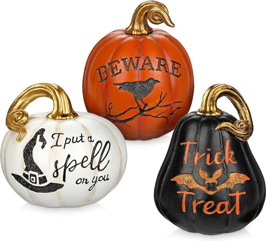 Artificial Pumpkins Set 3 Autumn Decoration Halloween Decor