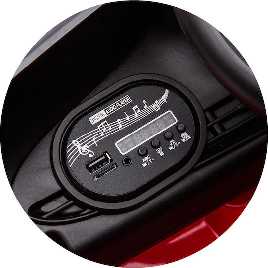 Fiat 500 Μονοθέσιο με Τηλεκοντρόλ 12 Volt Κόκκινο