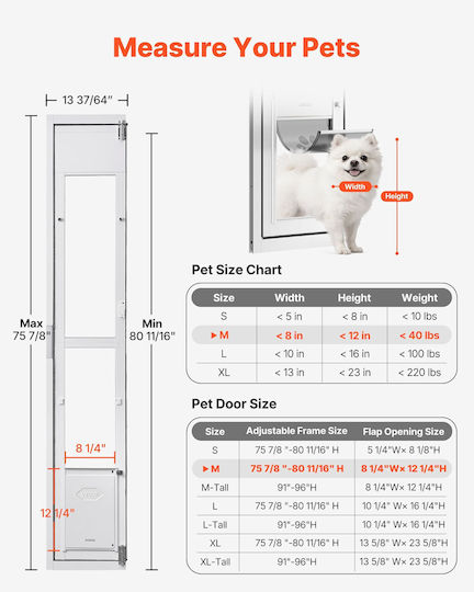 Vevor Metal Dog Door
