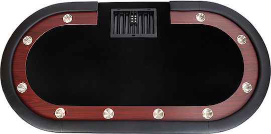 Pokeritems Klappbarer Pokertisch 213x106cm