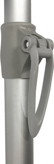 Maui & Sons Ultra Light 190/8 Folding Beach Umbrella Aluminum Diameter 1.9m with UV Protection and Air Duct Hedge Green