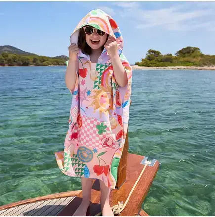 Dock + Bay Παιδικό Πόντσο Quickdry Good Vibes Club Microfiber 6-10 Ετών
