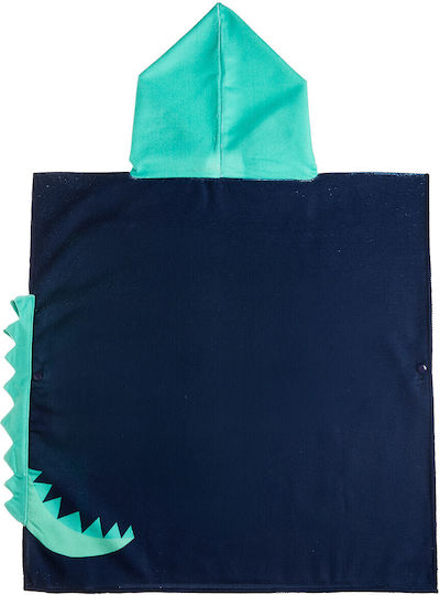 Пончо За Плаж True Blue Крокодил 120x60см