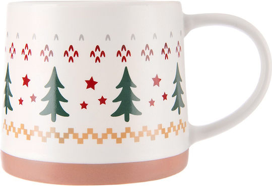 Orion Christmas Mug Porcelain White L13xW9.5xD8.5cm.