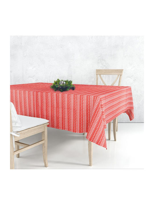 Excellent Houseware Χριστουγεννιάτικο Τραπεζομάντηλο Κόκκινο 180x130εκ.