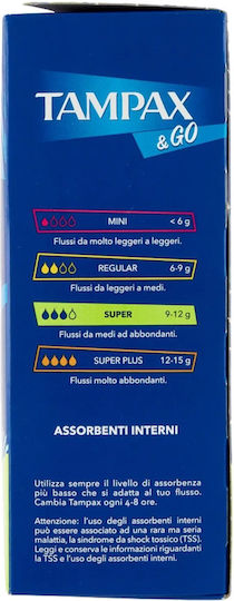 Tampax & Go Super Tampoane 18 Bucăți