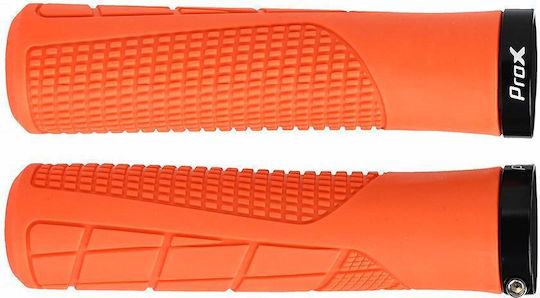 Pro-X Fahrradlenkergriffe GP-34 130mm Drehgriff Fahrradlenker Griffe Orange